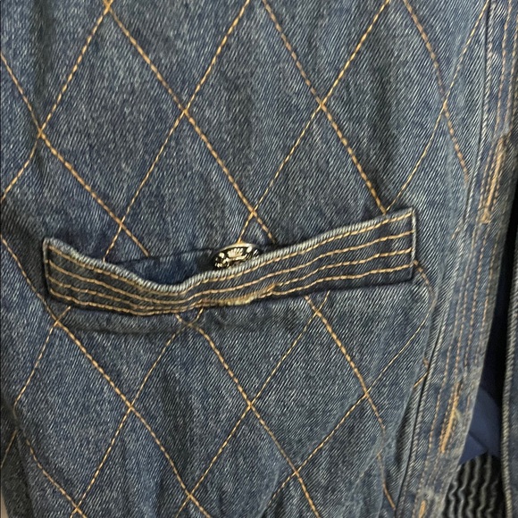 Veronica Beard Women's Blue Quilted denim Jacket size XS - Picture 6 of 10